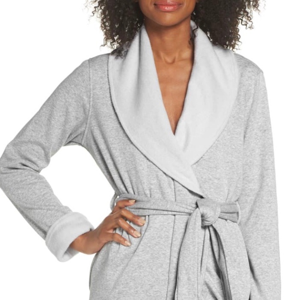 UGG Blanche II Short Robe M grey